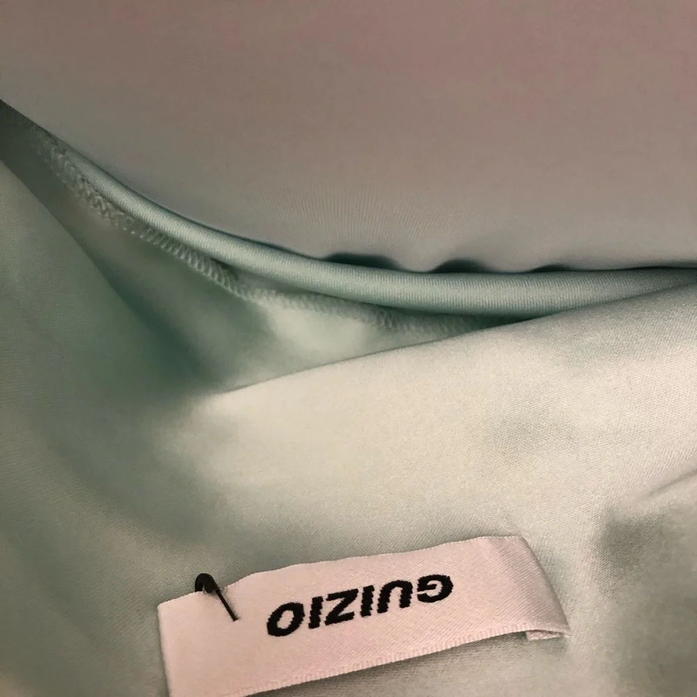 Guizio Buckle Slip Dress in Mint - Picture 6 of 6